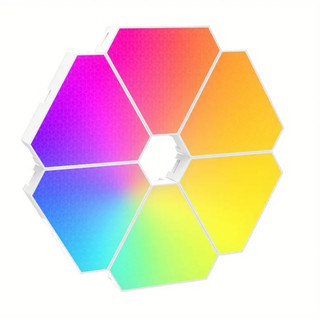 پنل LED هوشمند، ال ای دی مثلثی ، مدل 8 تیکه ، چراغ دیواری RGB گیمینگ هوشمند با ریموت و اپلیکیشن | نورپردازی مدرن و هوشمند برای خانه و اتاق گیمینگ