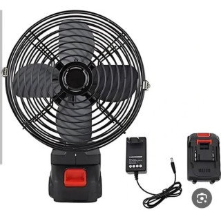 پنکه شارژی رومیزی مدل FAN LITHIUM | بدنه فلزی و موتور توربو با باتری لیتیومی